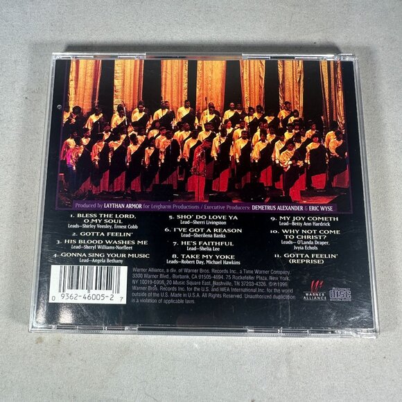 Olanda Draper & The Associates Gotta Feelin 1995 Gospel CD Warner Alliance - Picture 2 of 3